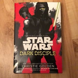 Star Wars Dark Disciple hardcover book EUC